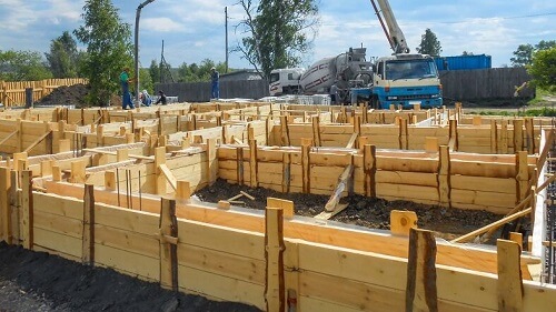 Ленточный фундамент для дома в Светлогорске