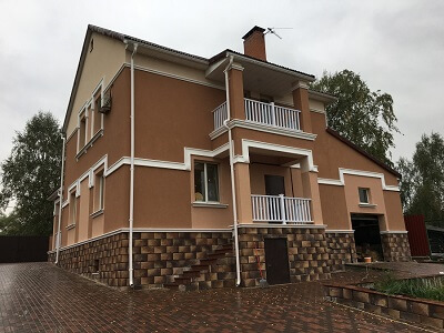 Наружная отделка дома в Светлогорске