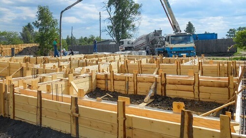 Свайный фундамент с ростверком в Светлогорске