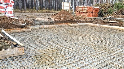 Заливка фундамента под дом в Светлогорске